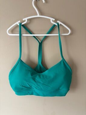 Lululemon T-Back Teal Comfort Sports Bra - Women Athletics
